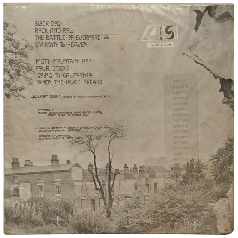 LP <br>Led Zeppelin IV <br>Ecuador (LP-73006) #2 - Image 2