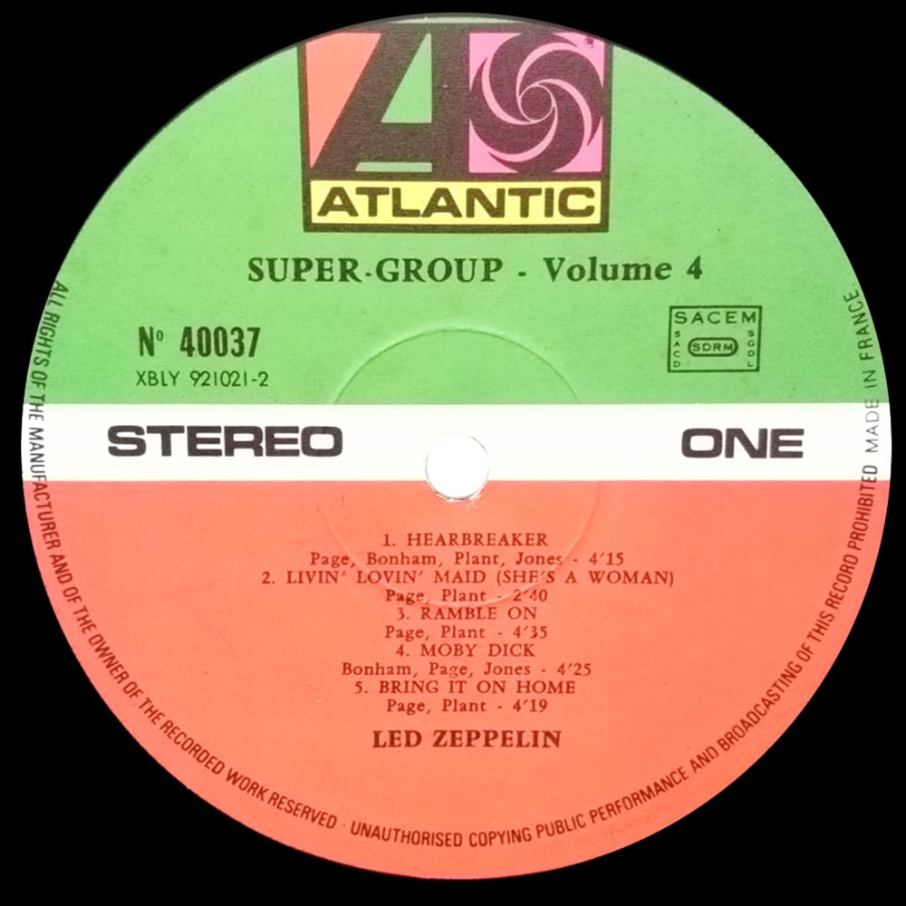 LP <br>Led Zeppelin II <br>France (40037) #2 - Image 4