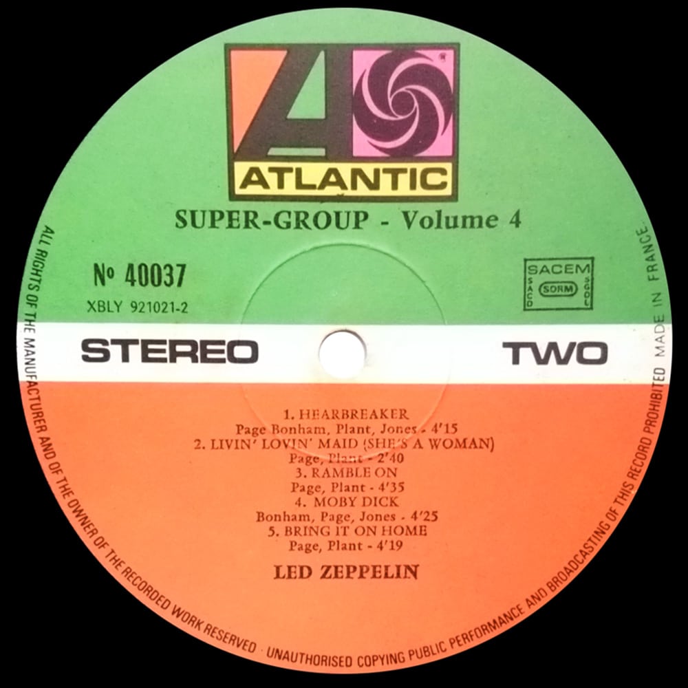 LP <br>Led Zeppelin II <br>France (40037) #2 - Image 5