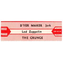 D'yer Mak'er (1973) <br>Jukebox Strip (France)