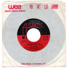 Single <br>Canada (AT. 2690) <br>Whole Lotta Love / Living Loving Maid (#7)
