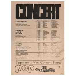 Concert Advertisement <br>1973.03.14 <br>Nuremberg DE (Ad)
