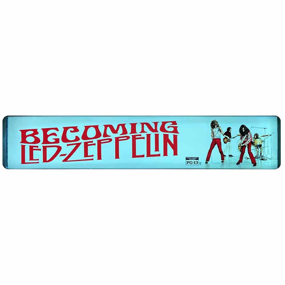 Becoming Led Zeppelin <br>USA <br>Mylar Display - Image 2