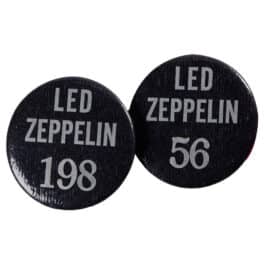 Concert Pass <br>1975 <br>Pin, Black