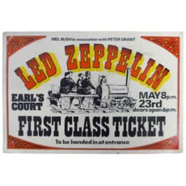Concert Pass <br>1975.05.23 <br>Earls Court