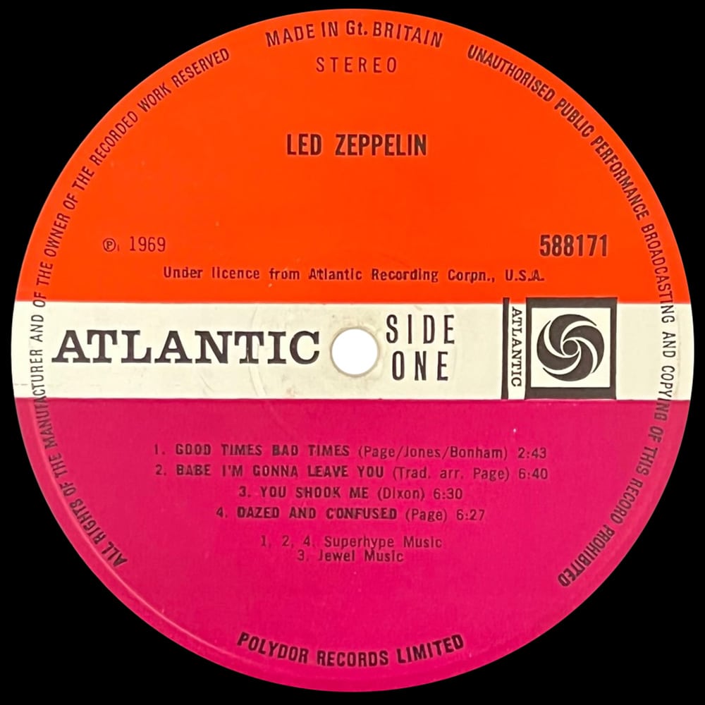 LP <br>Led Zeppelin <br>UK (588171) #06 - Image 3