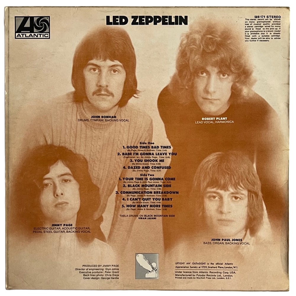 LP <br>Led Zeppelin <br>UK (588171) #08 v2 - Image 2