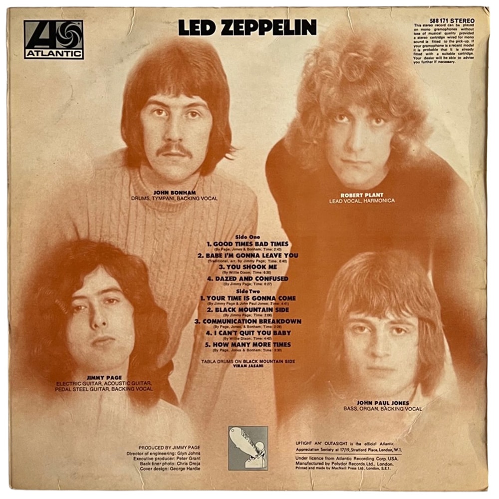LP <br>Led Zeppelin <br>UK (588171) #08 v3 - Image 2