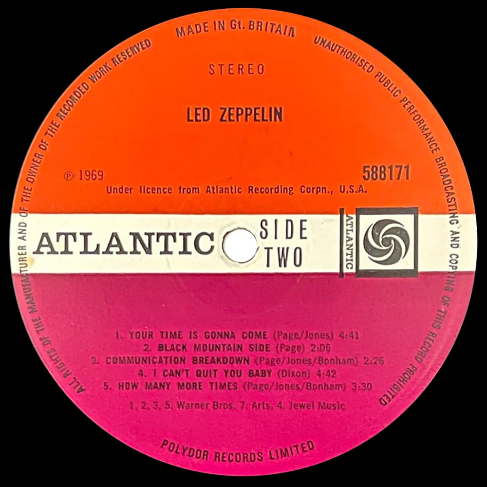 LP <br>Led Zeppelin <br>UK (588171) #09 - Image 4
