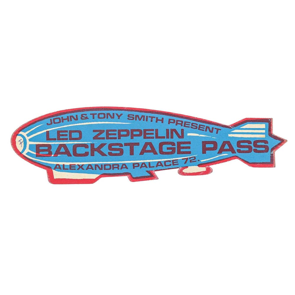 Concert Pass <br>1972.12.22 <br>London, UK (Backstage)