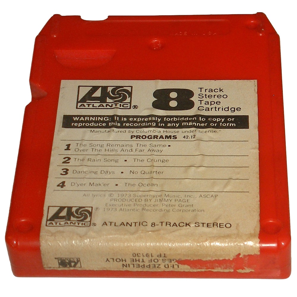 8-Track <br>Houses of the Holy <br>USA (TP 19130) CRC #1 - Image 2