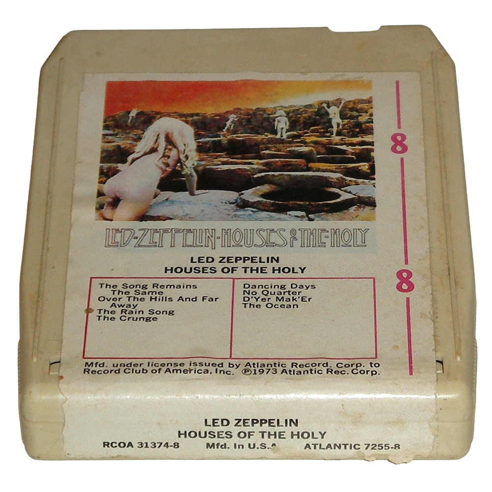 8-Track <br>Houses of the Holy <br>USA (7255-8) RCOA #3 - Image 2