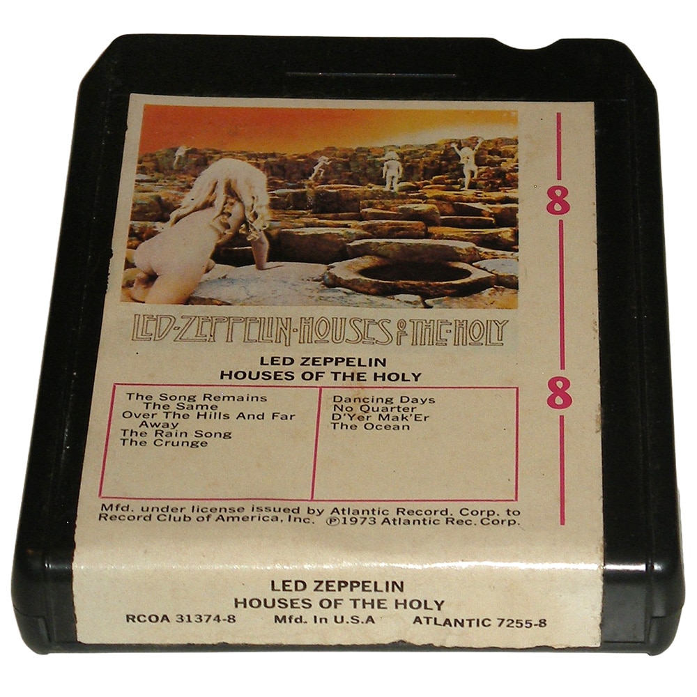 8-Track <br>Houses of the Holy <br>USA (7255-8) RCOA #4 - Image 2