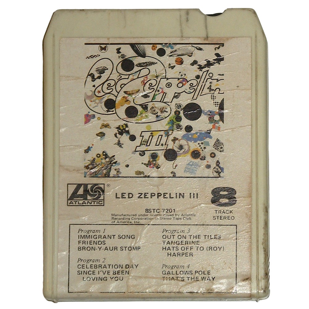 8-Track <br>Led Zeppelin III <br>USA (8STC-7201)