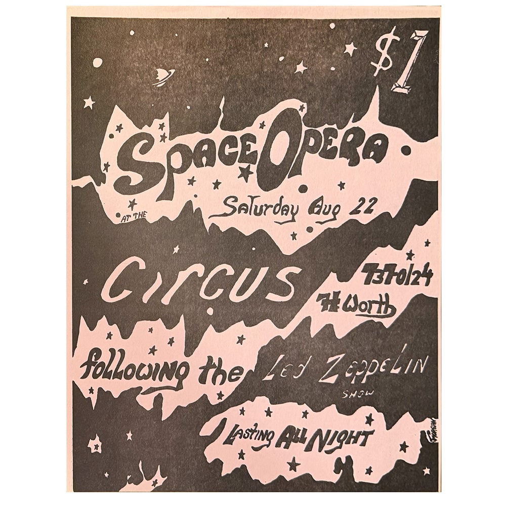 Concert Advertisement <br>1970.08.22 <br>FT Worth, TX (Handbill) #2