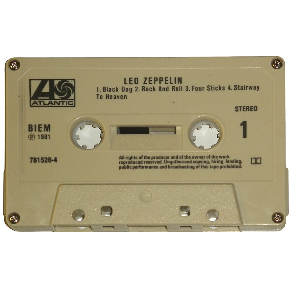 Cassette <br>Led Zeppelin IV <br>Greece (450008) #2 - Image 3