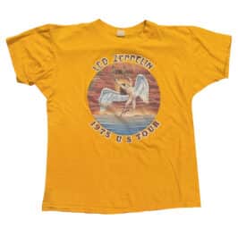 Concert Clothing <br>1975 <br>T-Shirt, US Tour (Yellow)