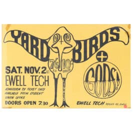 Concert Advertisement <br>1968.10.26 <br>Epsom, UK (Poster)