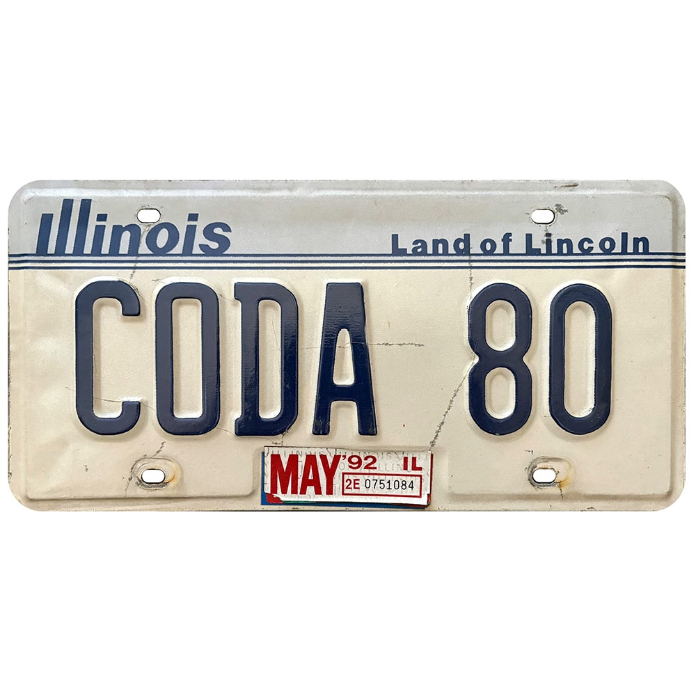 License Plate, Illinois