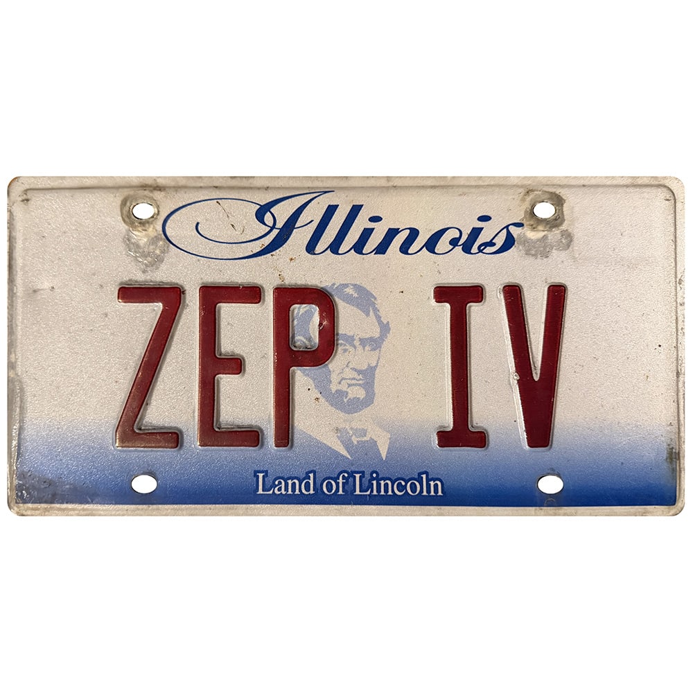 License Plate, Illinois