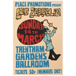 Concert Advertisement <br>1971.03.14 <br>Stoke-on-Trent, UK (Poster)