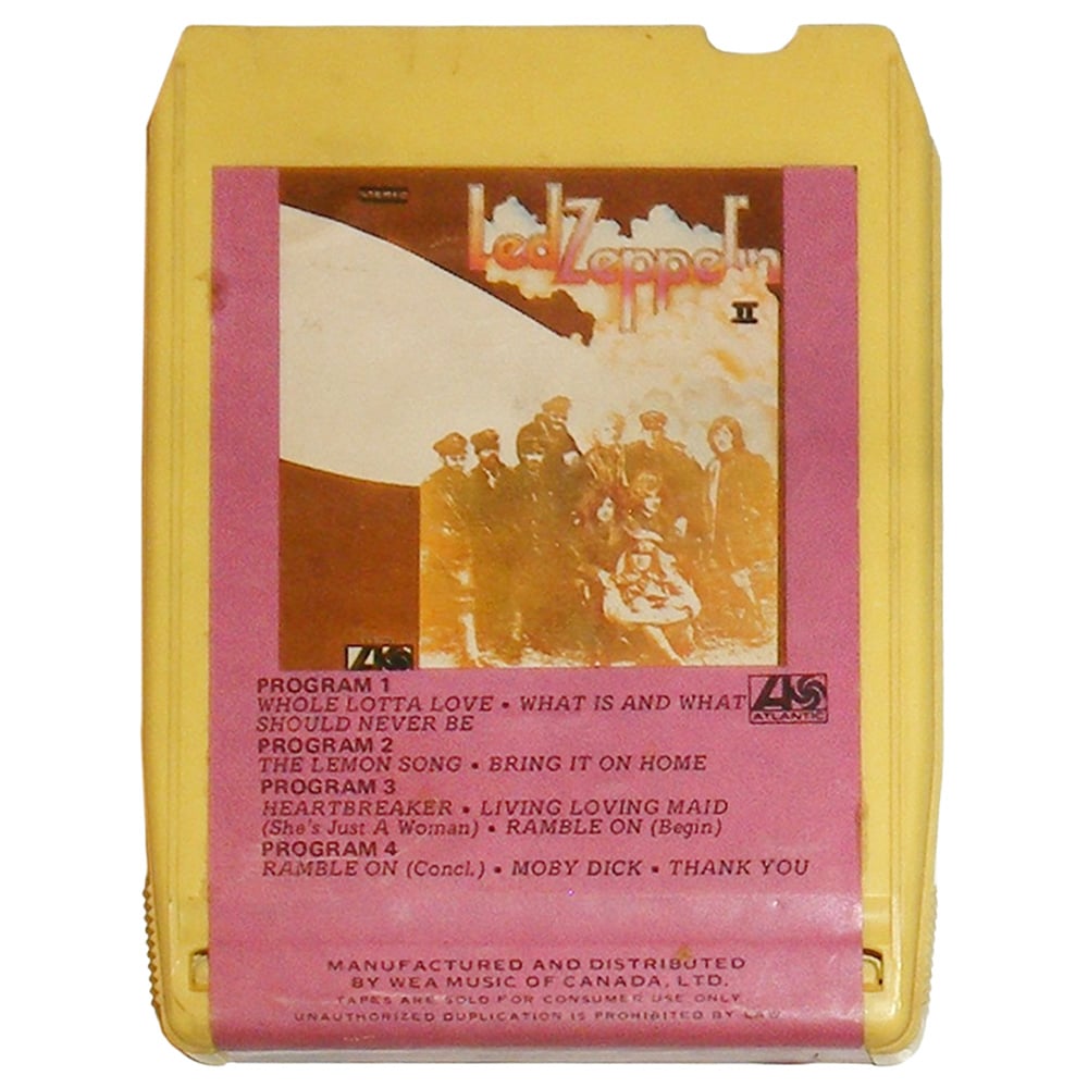 8-Track <br>Led Zeppelin II <br>Canada (A8TC-8236) #1