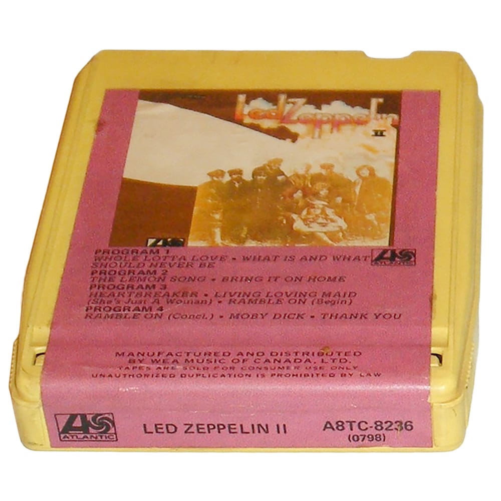8-Track <br>Led Zeppelin II <br>Canada (A8TC-8236) #1 - Image 2