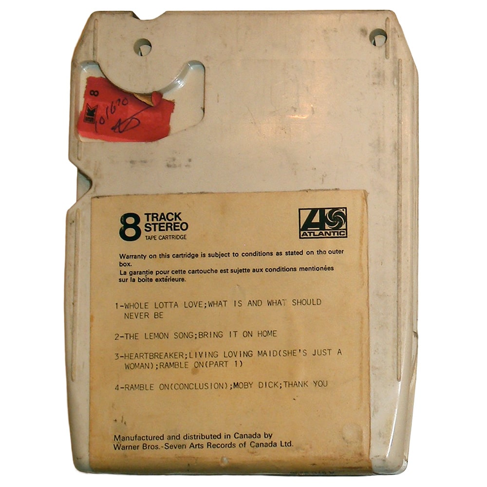 8-Track <br>Led Zeppelin II <br>Canada (A 8TC 8236) #1 - Image 3