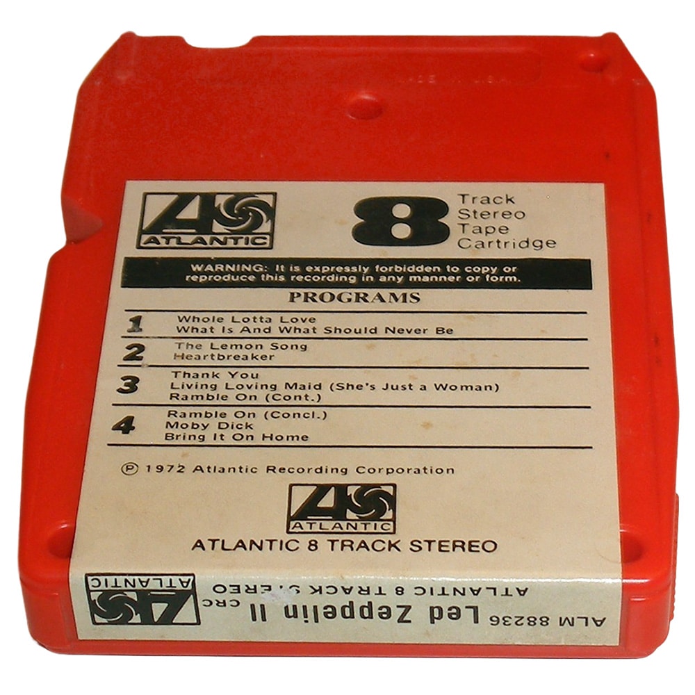 8-Track <br>Led Zeppelin II <br>USA (ALM 88236) #1 - Image 2