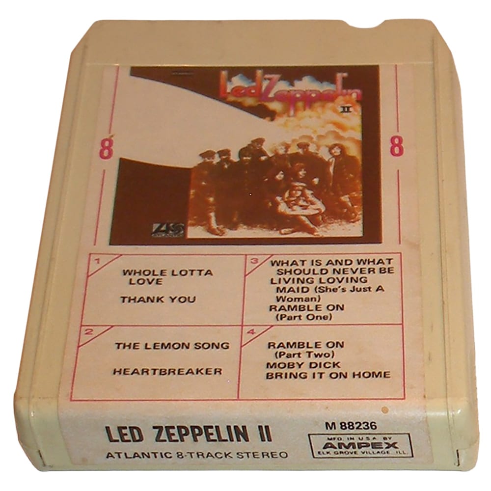 8-Track <br>Led Zeppelin II <br>USA (M 88236) #2 - Image 3