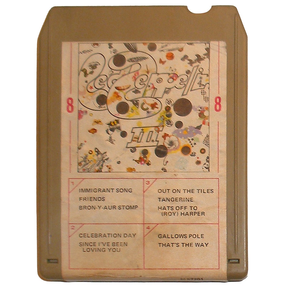 8-Track <br>Led Zeppelin III <br>USA (M 87201) #2