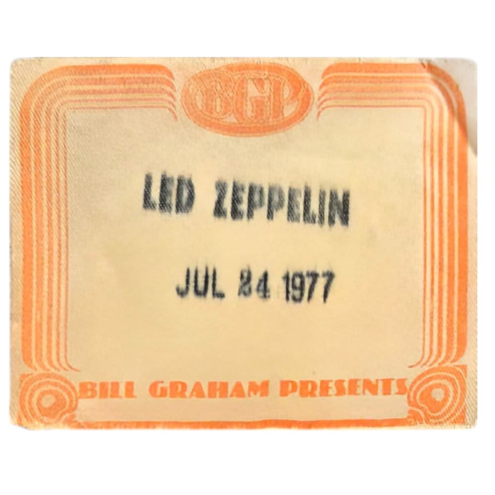 Concert Pass <br>1977.07.24 <br>Oakland